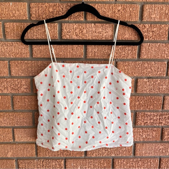 SOLD June & Ivy Embroidered Dot Blouse - Picture 1 of 4